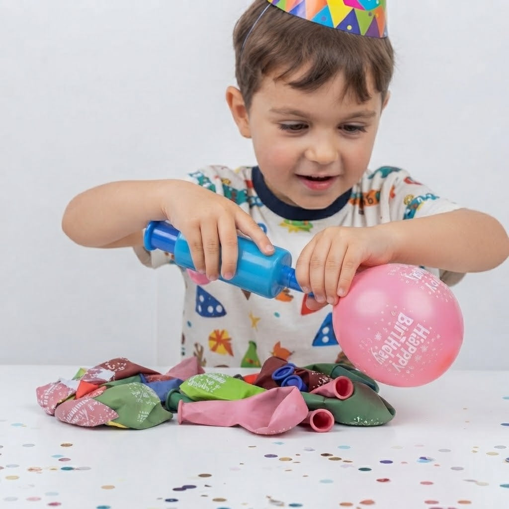 15Pcs Party Latex Balloon With Pump