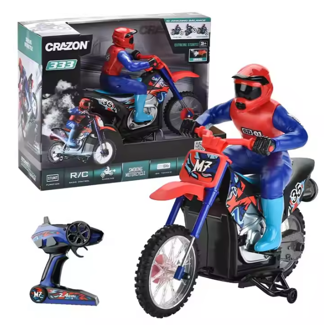 2.4GHz RC Stunt Spray Motorbike