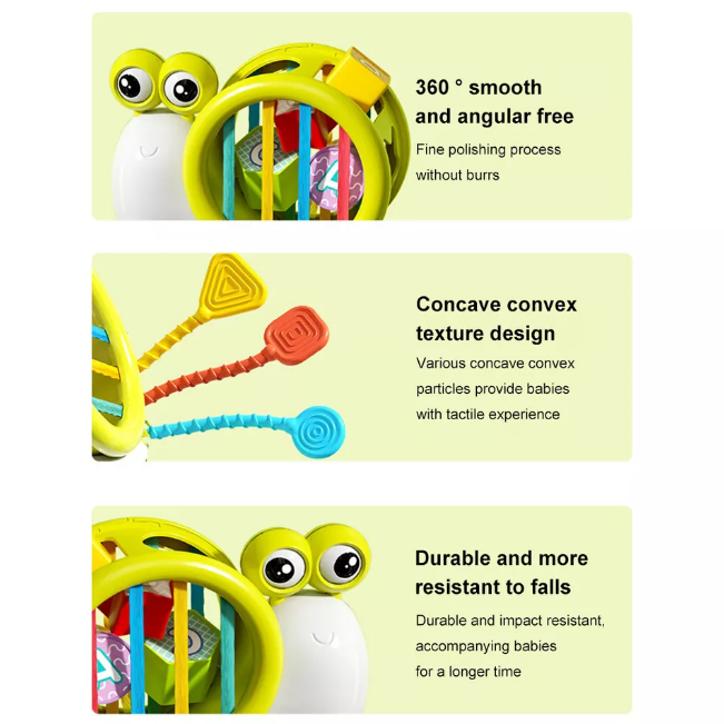 Premium Baby Snail Activity Toy