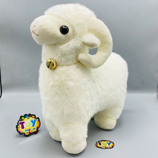  15 Inch Premium Sheep Stuff Toy - White