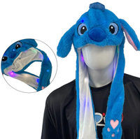 Premium Kids Stitch Luminous Glowing Ear Flaps Cap