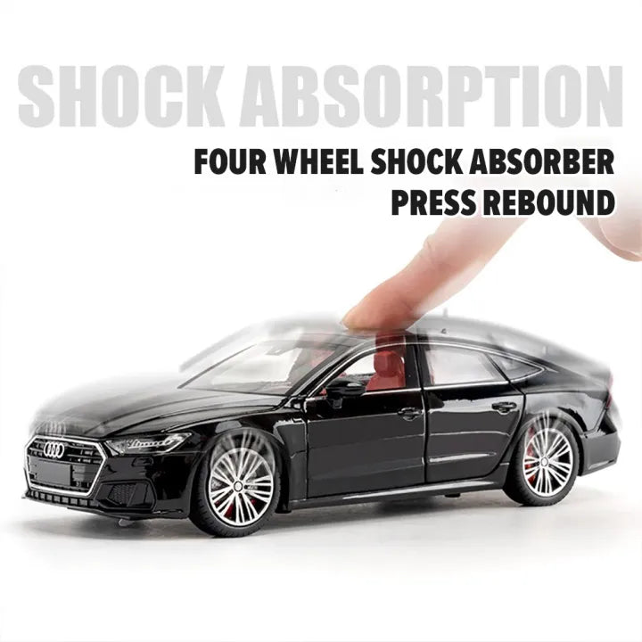 1:24 Diecast Audi A7 Model Car With Headlights