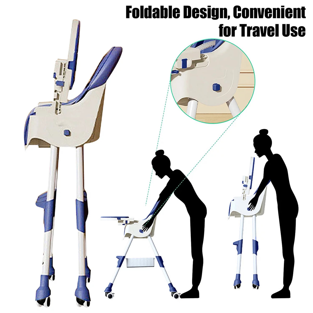 Kidilo 4in1 Convertible High Chair For Kids
