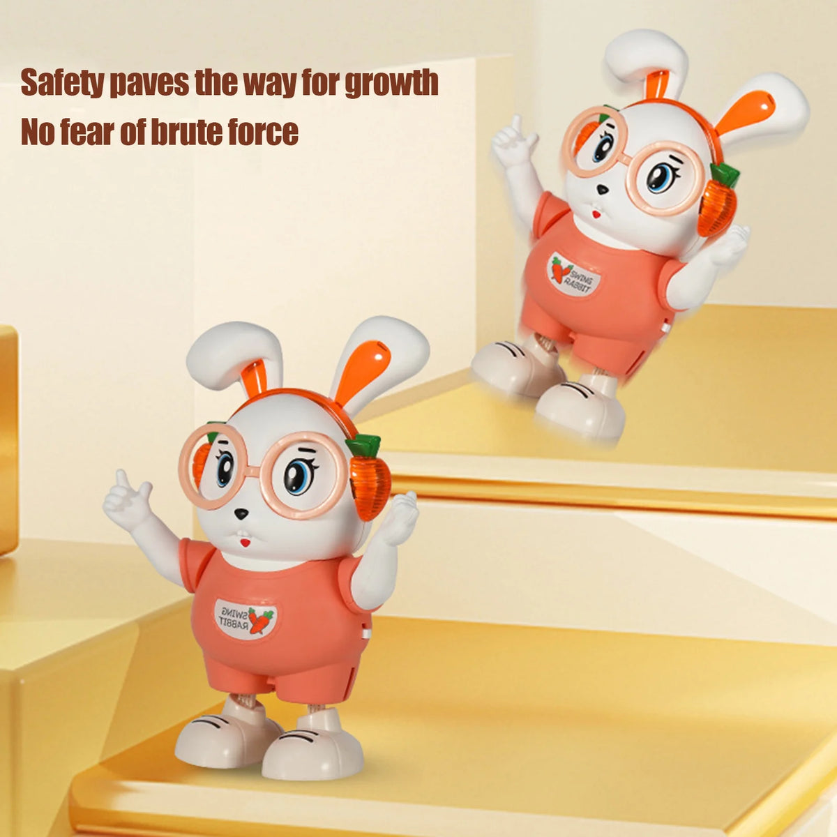 Electric Cute Dancing Rabbit With Light & Music