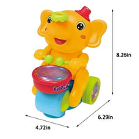 Musical Ball Blowing Elephant Beating Drum