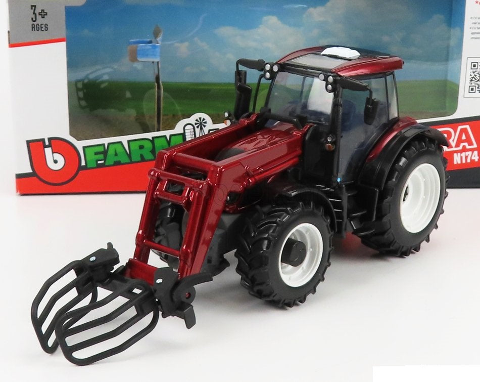 Bburago 1:32 Valtra N174 Farm Tractor With Front Loader