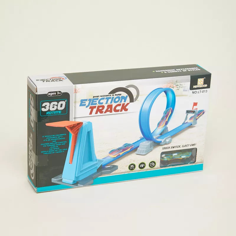 DIY Manual Ejection Track Set With 1Pc Car