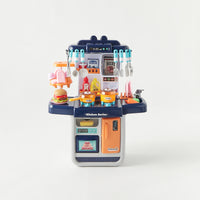 39Pcs Pretend Play Steam Kitchen Set With Light & Sound