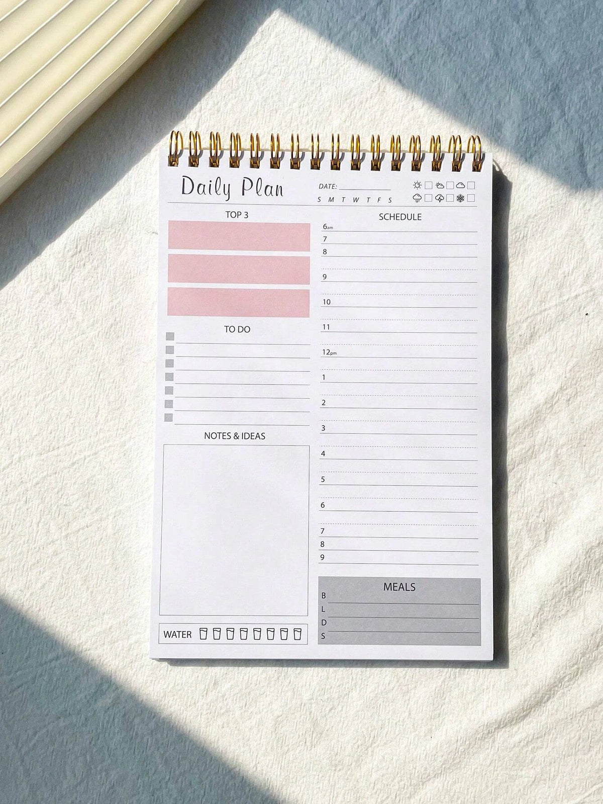8* Inches 50 Pages Premium Daily Plan Diary