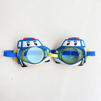 Kids Silicon Adjustable Swimming Goggles - Assortment