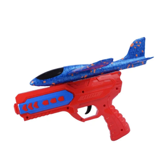 Manual Catapult Rocket & Soft Bullet Shooting Gun