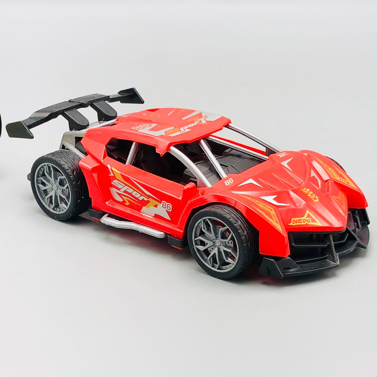 ABS Friction Pullback Racing Car - 1Pc