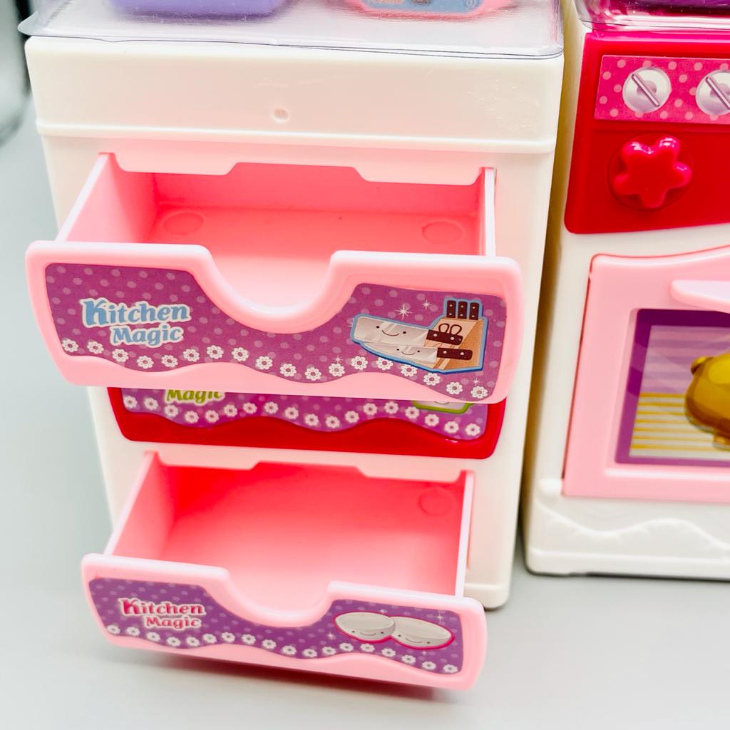 Combination Cabinet Kitchen Play Set