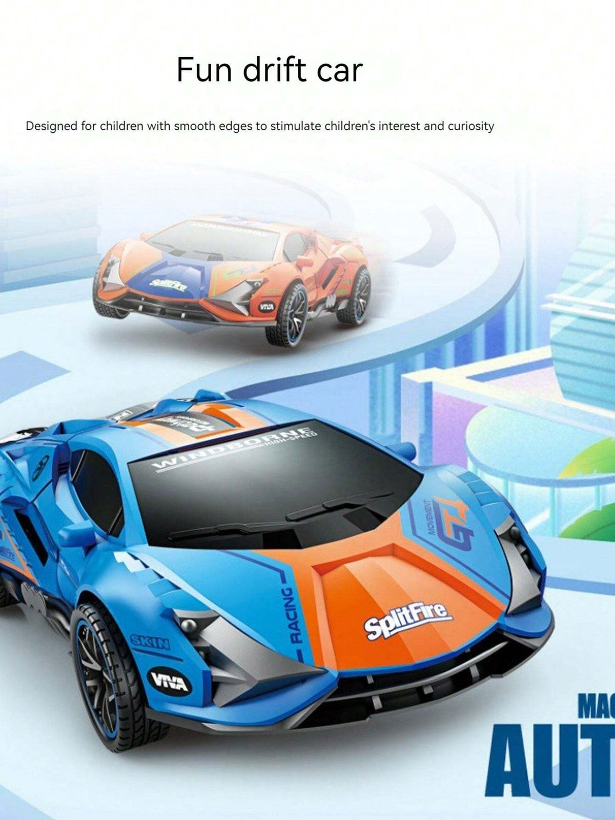 Inertial Power Drift Car -  1Pc