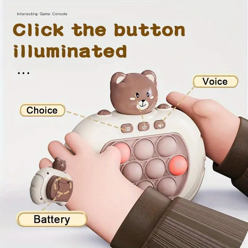 Multi-Modes Electronic Bear Pop Puzzle Game Machine