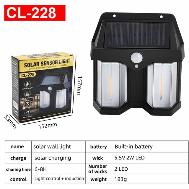 Solar Sensor Light Lamp - Human Body Induction