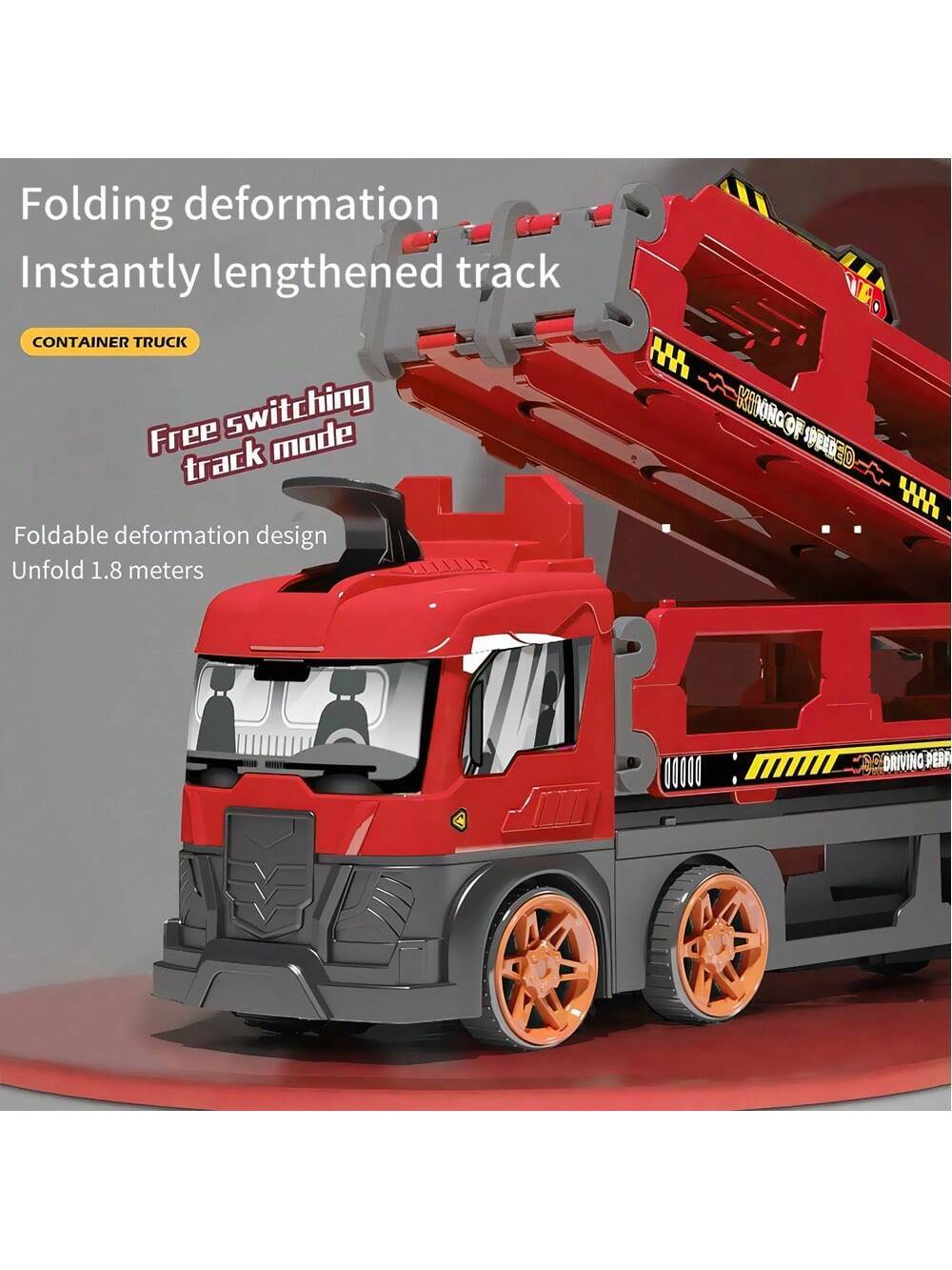 Deformation Ejection Truck Slide Drive - 6 Metal Cars
