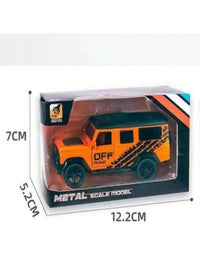 1:43 Diecast Metal Pullback Jeep - Assortment