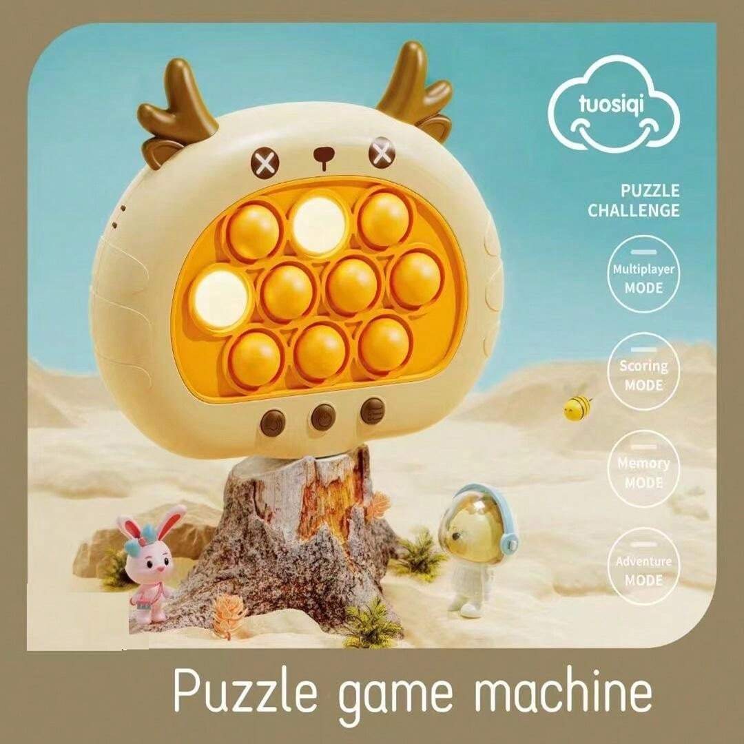 Multi-Modes Electronic Deer Pop Puzzle Game Machine