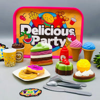 16Pcs Kids Pretend Play Delicious Dessert Play Set