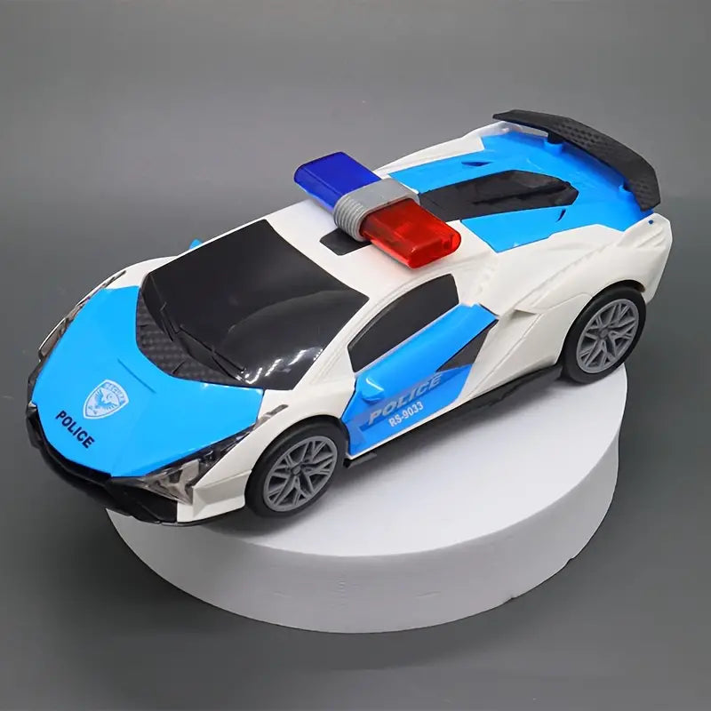 Electric Police Light & Sound Car