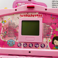 20 Activities Kids Intellectual Mouse Control Laptop - Pink
