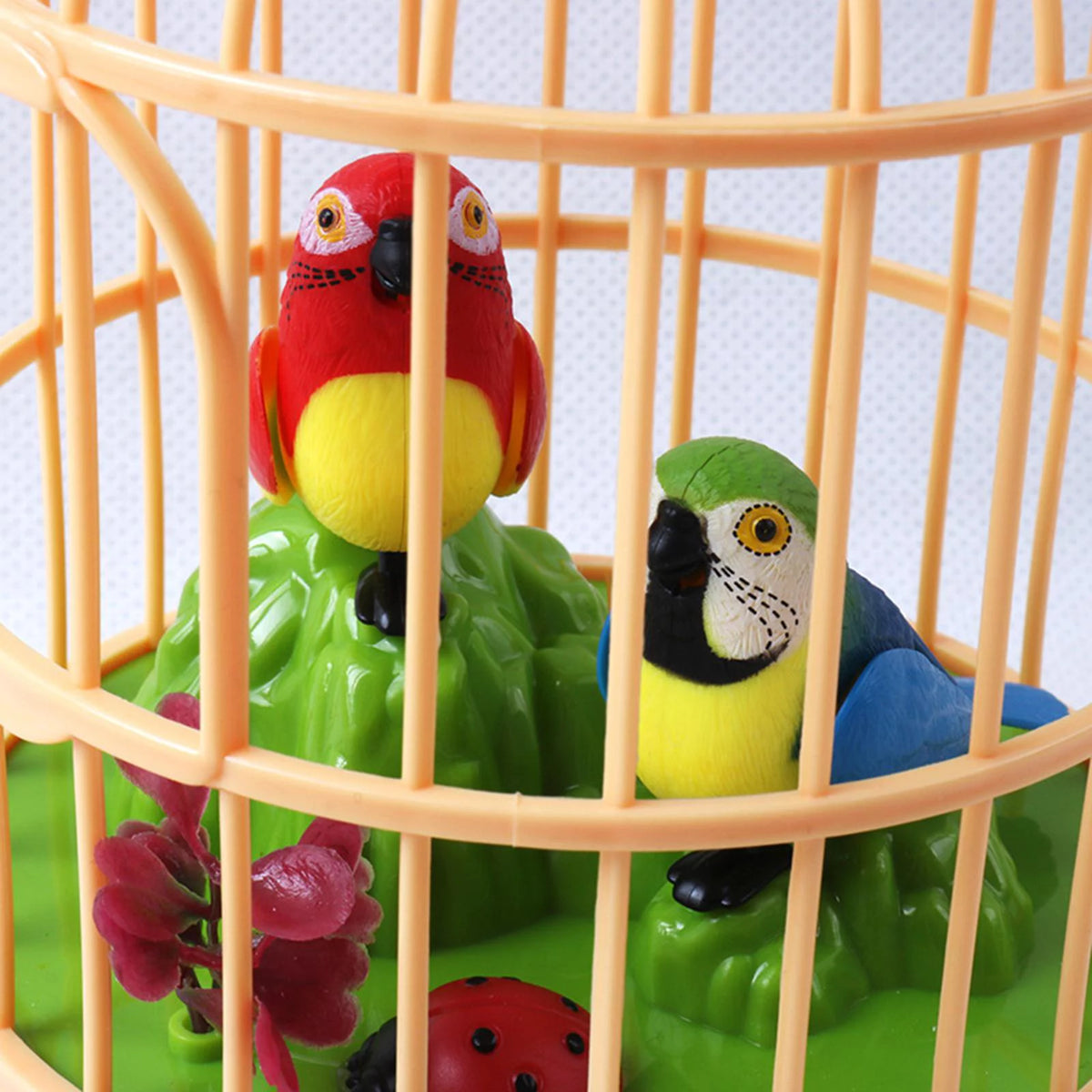 Electric Beautiful Parrot Cage With Chirping Music