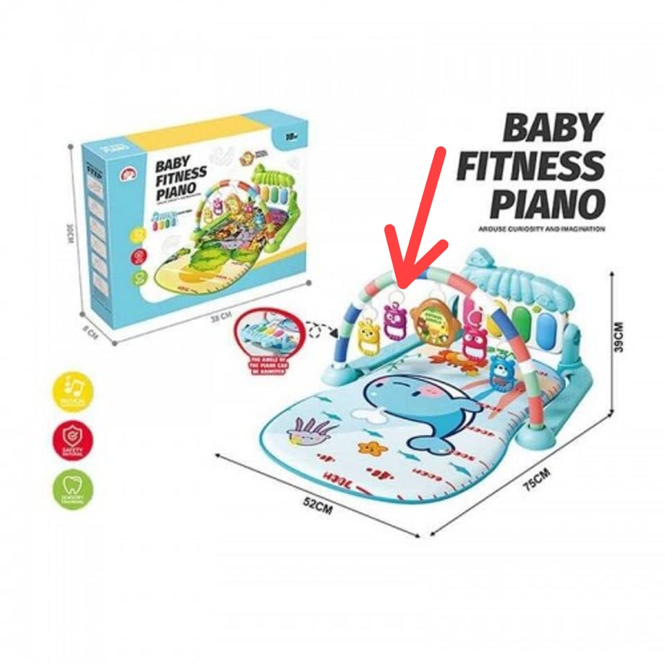 Baby Piano Panel Play Gym - Minor Fault