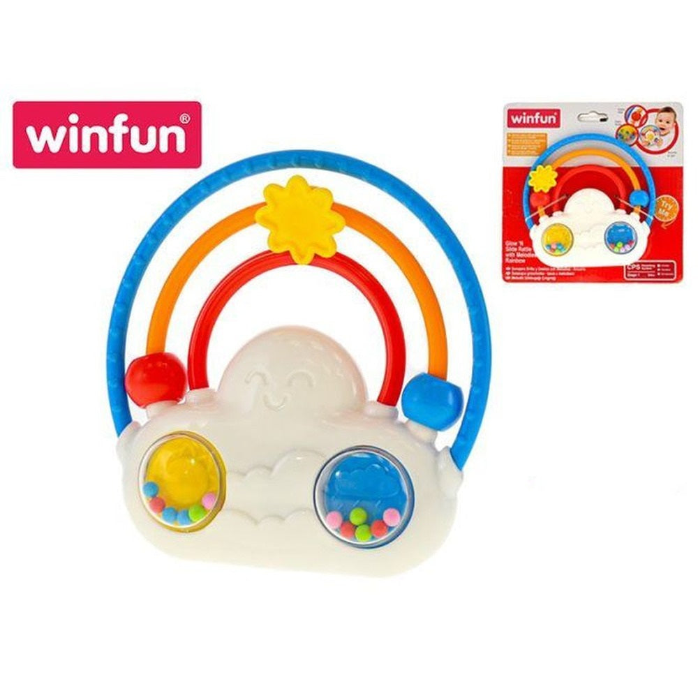 As babies shake the rattle, they are rewarded with the soothing glow and musical sounds, creating a cause-and-effect relationship that promotes cognitive development and early learning.
