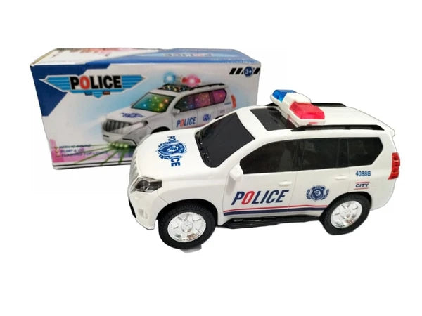Electric Musical Police Car With Cool Lights