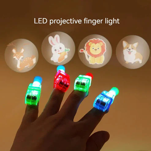4Pcs Finger Projector Laser Beam Toy
