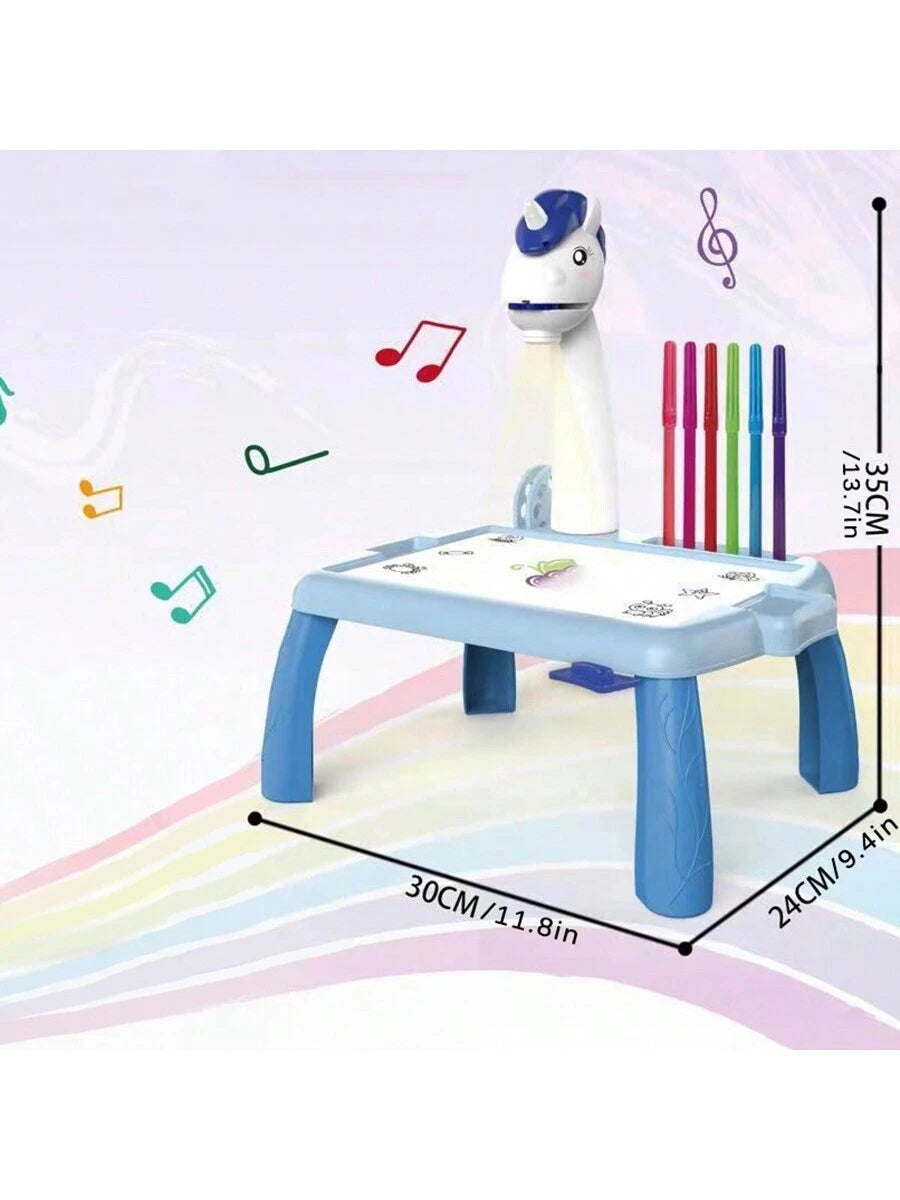 Mini Kids Projector Painting & Graffiti Table