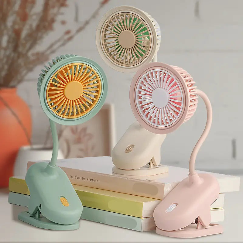 Rechargeable Clip Type Desktop Fan