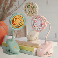 Rechargeable Clip Type Desktop Fan
