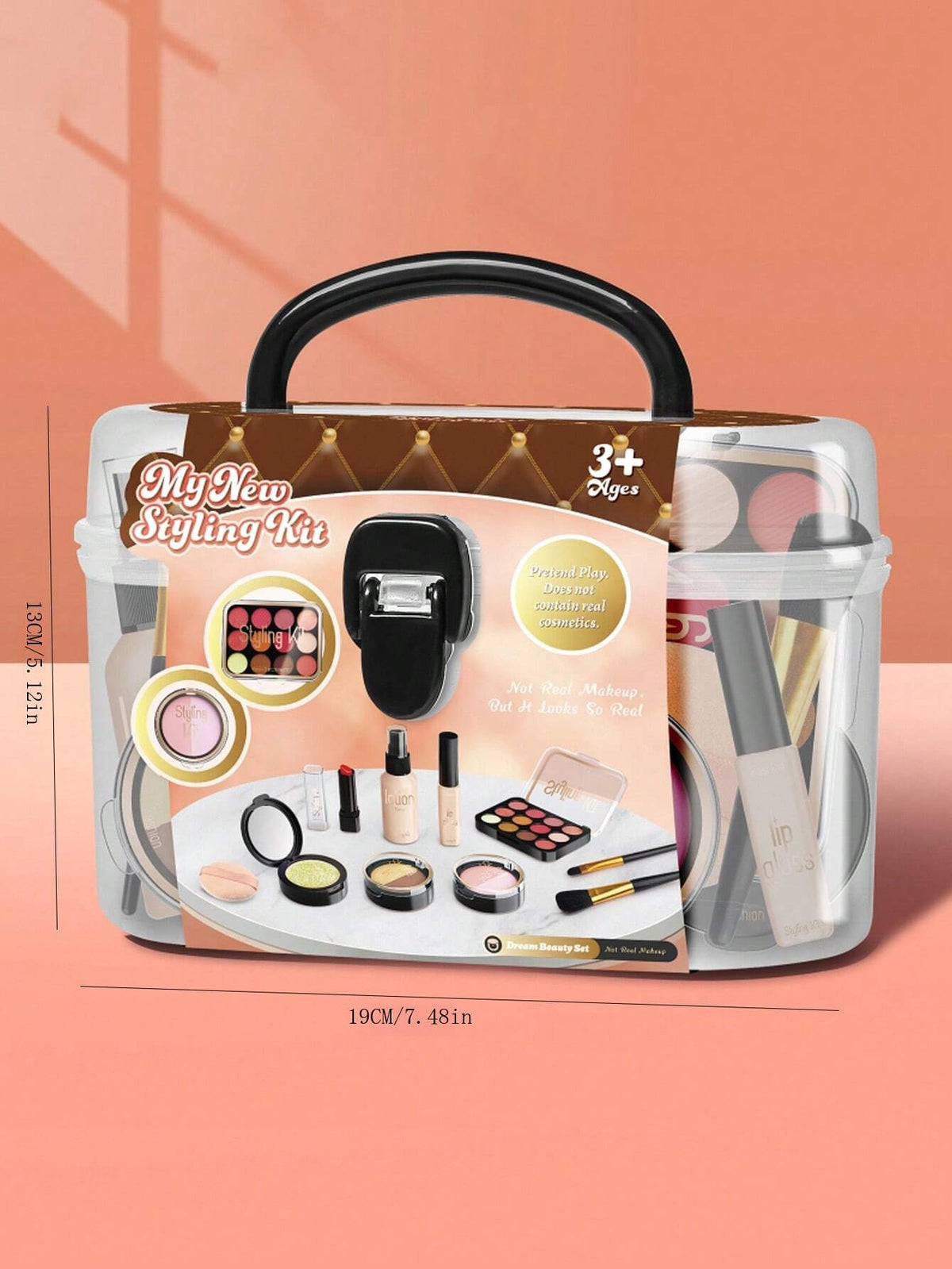 10Pcs Pretend Play Kids Makeup Kit