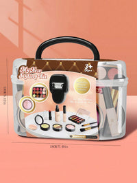 10Pcs Pretend Play Kids Makeup Kit
