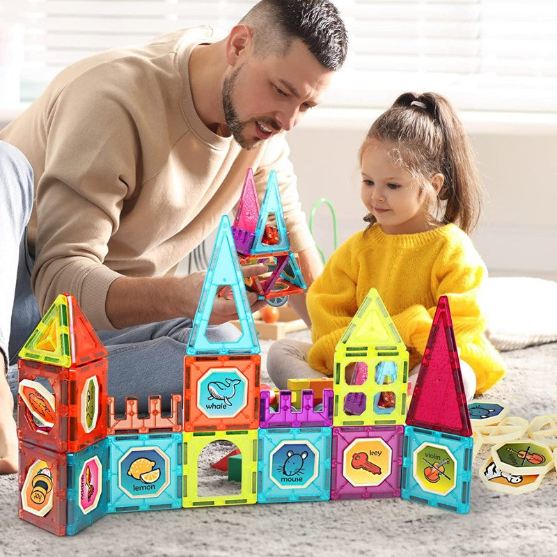 32Pcs DIY MagneticTiles Building Blocks