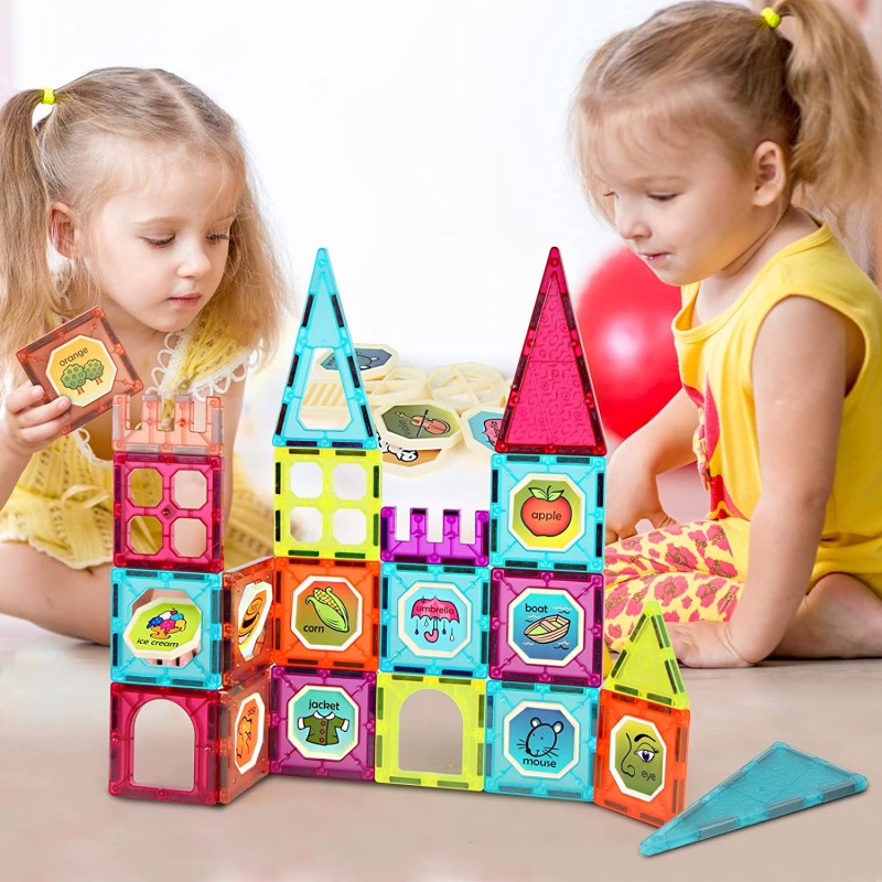 32Pcs DIY MagneticTiles Building Blocks