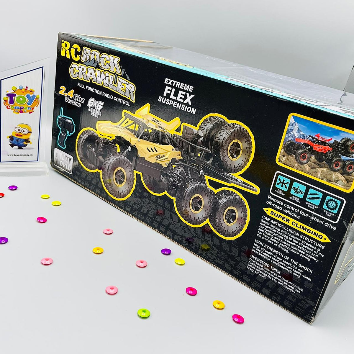2.4 GHZ RC Metal Body Rock Crawler - 1:10 Scale
