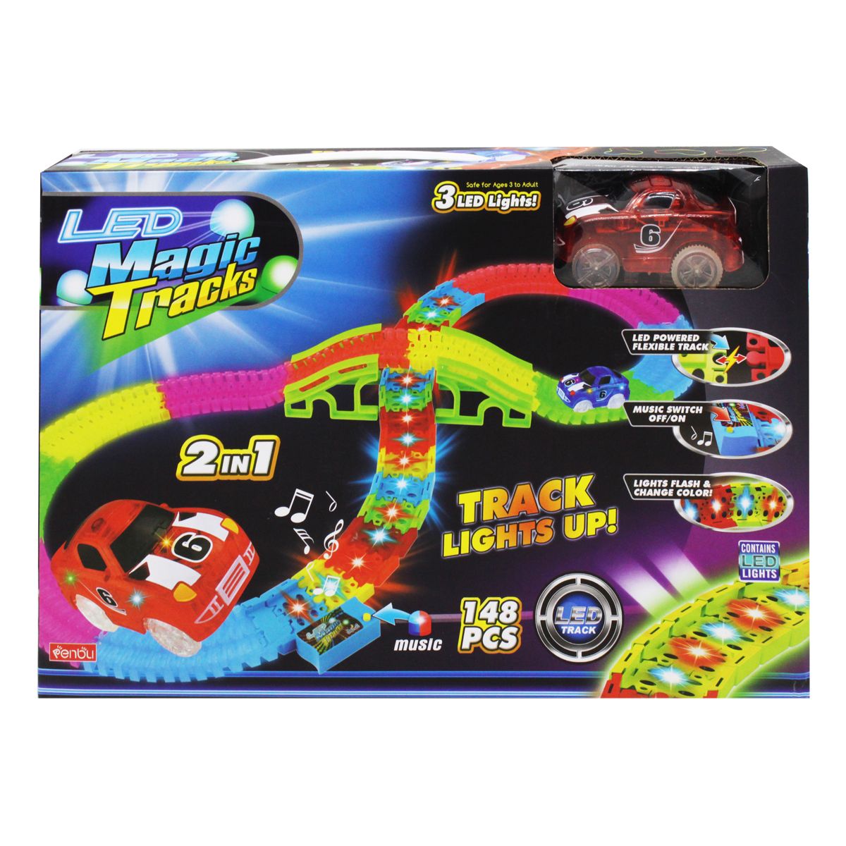Huge Sized Magic LED Track with Sound