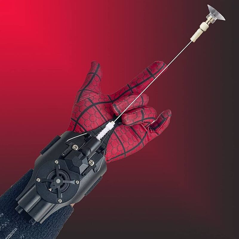 Rechargeable Spiderman Filament Launcher Shooter Glove
