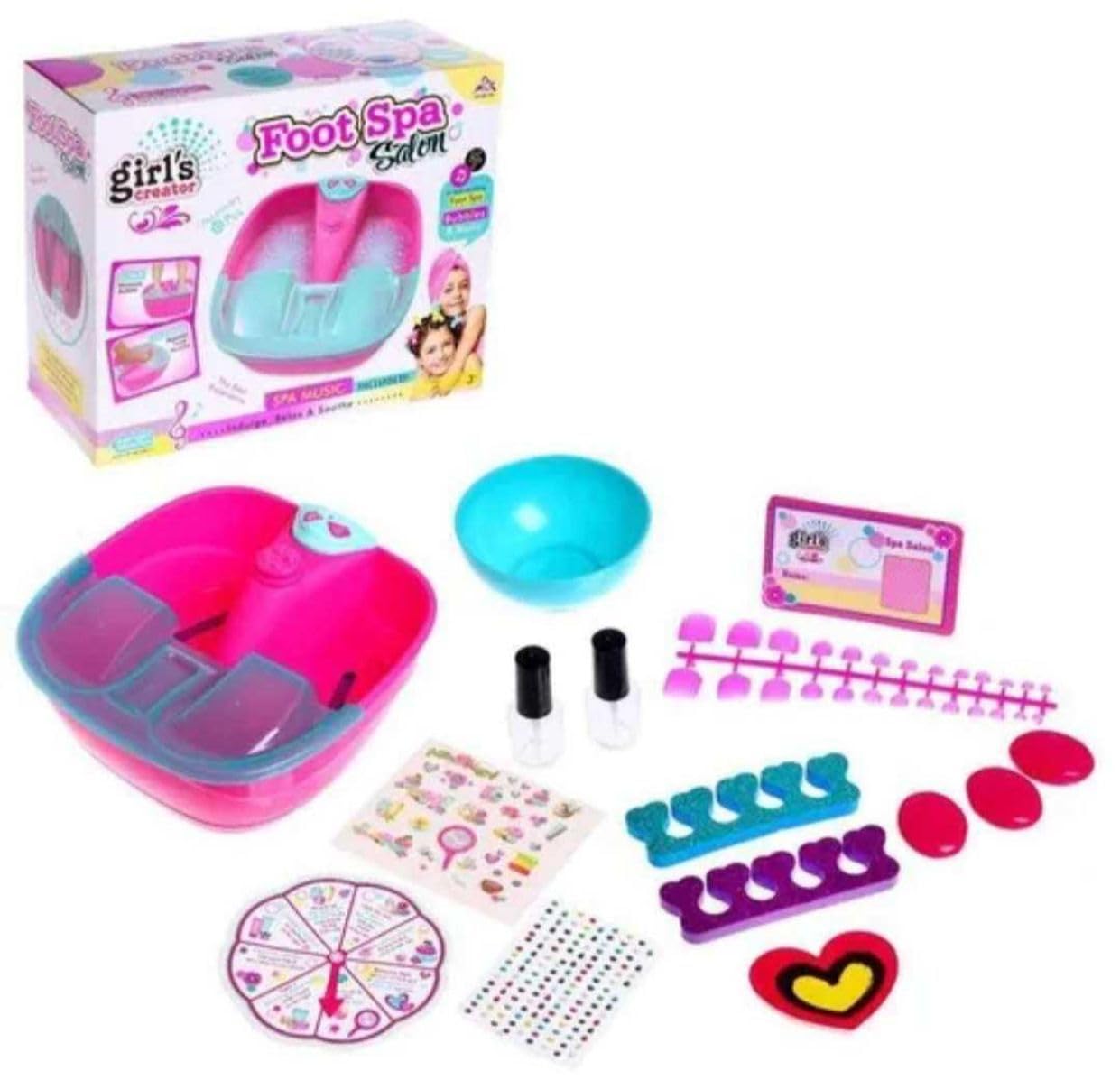 17Pcs Realistic Girls Massaging Foot Spa With Music