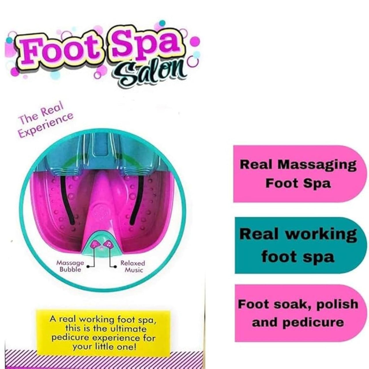 17Pcs Realistic Girls Massaging Foot Spa With Music