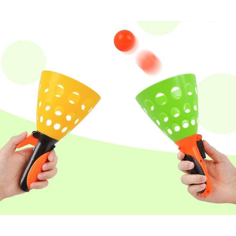 Catapult Ball Throw & Catch Sport Bouncing Toy - 2Pcs