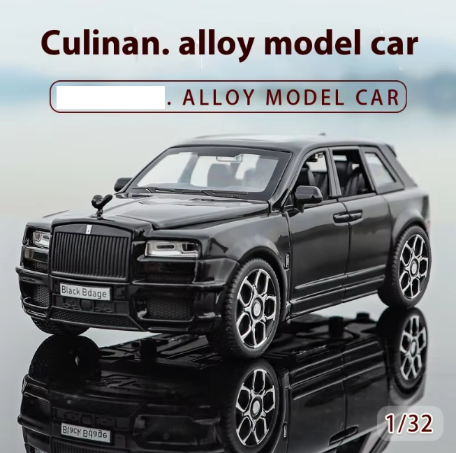1:32 Diecast Rolls Royce Cullinan Model Car