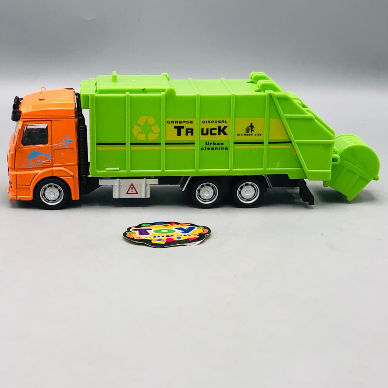 1Pc Pullback Garbage Container Truck