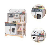 Mini Wooden European Pretend Play Kids Kitchen Set