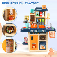 42Pcs Pretend Play Modern Steam Kitchen Set