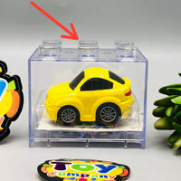 1Pc Diecast Mini Yellow Car - Minor Fault