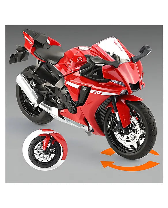 1:12 Diecast Yamaha YZF-R1 Model Bike